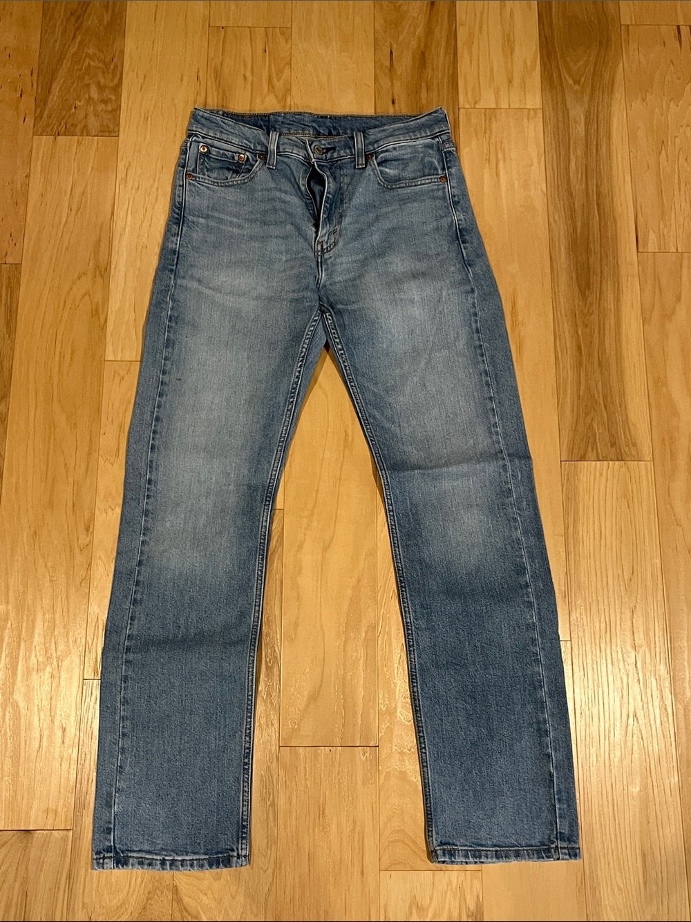 Levi's Light Blue Straight-Leg Jeans